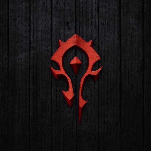 World Of Warcraft Horde Sign iPad wallpaper 