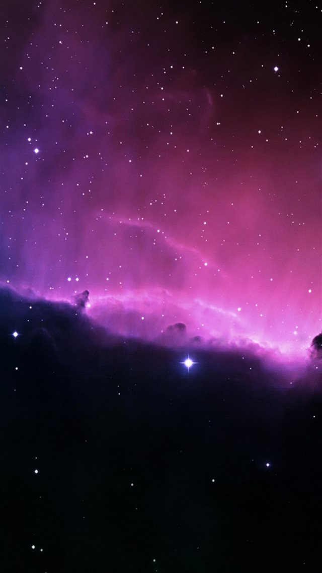 Fantasy Purple Shiny Starry Outer Space iPhone 8 wallpaper 