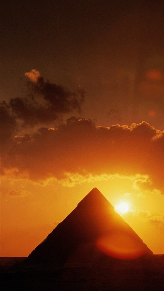 Nature Spectacular Pyramid Architecture Landscape iPhone 8 wallpaper 