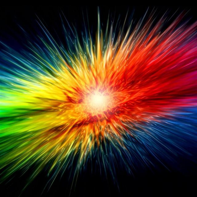 Burst Colors iPad wallpaper 