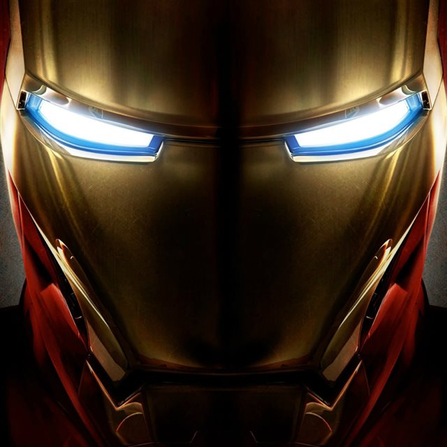 Iron Man Helmet iPad wallpaper 