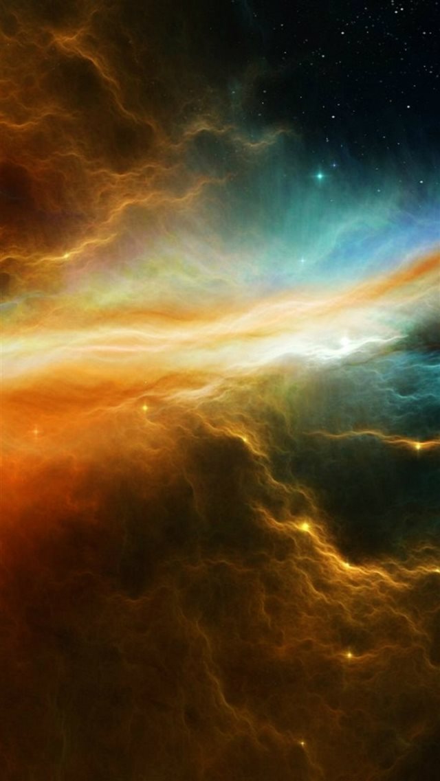 Shiny Fantasy Outer Space Nebula Cloudy Skyview iPhone 8 wallpaper 