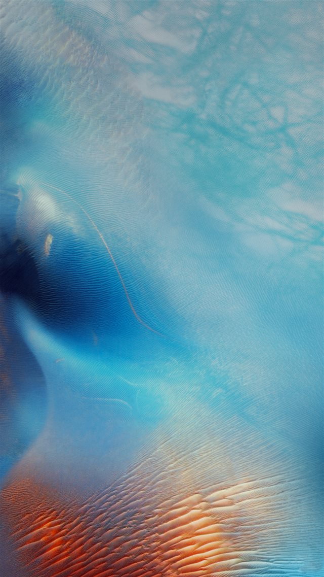Abstract Blue Water Wave Pattern Art iOS9 Wallpaper iPhone 8 wallpaper 