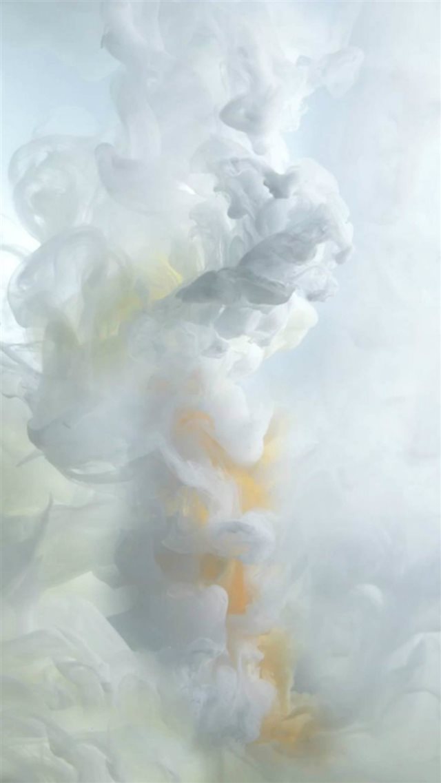 White Ink Smoke iOS9 Wallpaper Art iPhone 8 wallpaper 