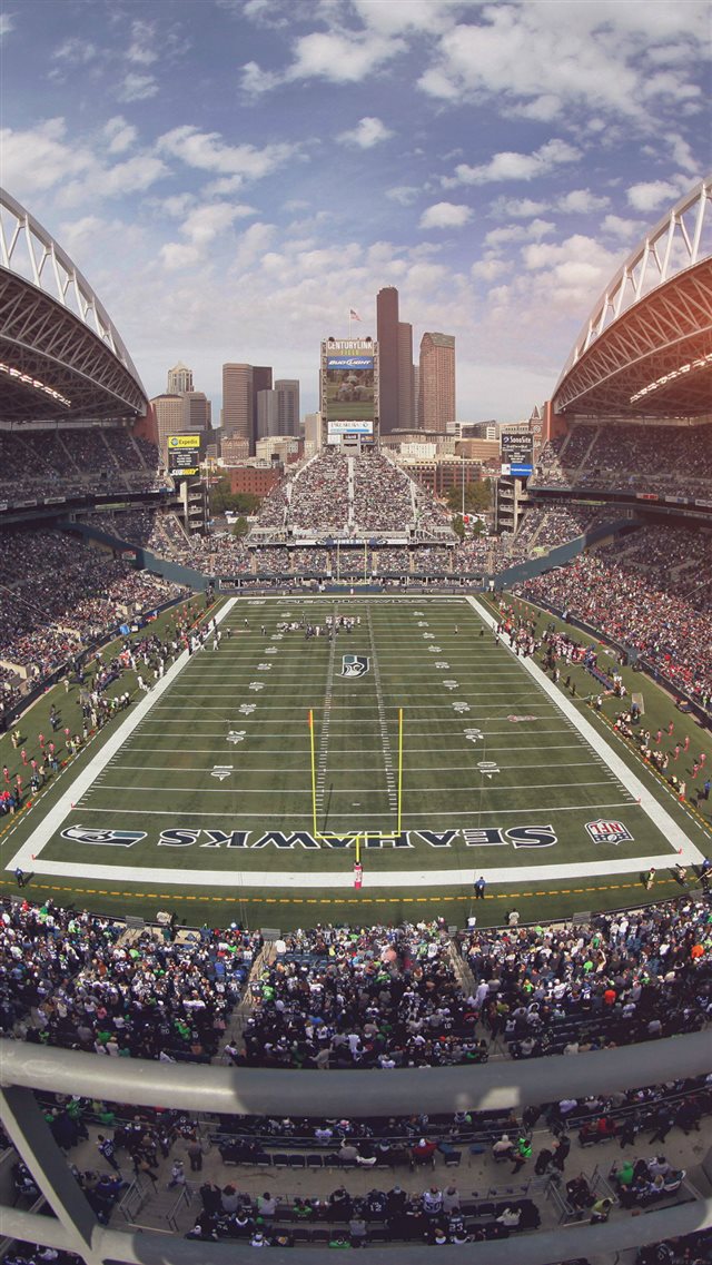 Seahawks Seattle Sports Stadium Football iPhone 8 wallpaper 