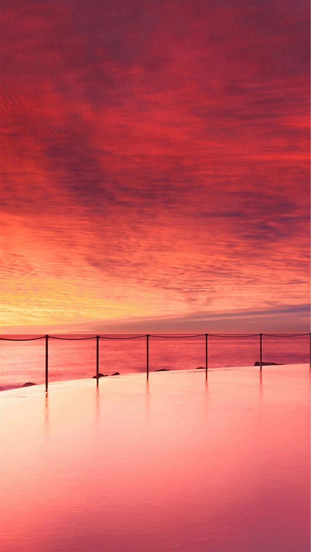 Wonderful Sunset Beautiful Beach Skyscape iPhone 8 wallpaper 