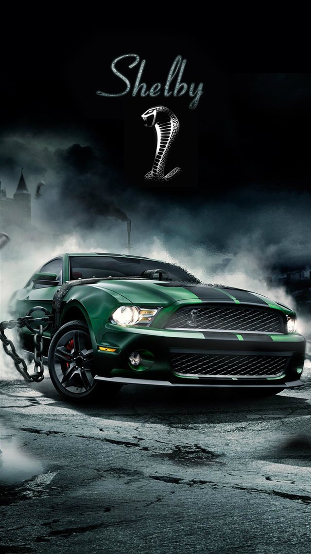 Shelby Cobra Muscle Car iPhone 8 wallpaper 