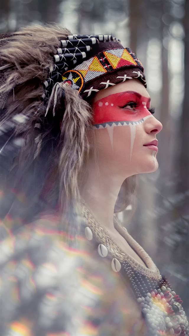 Tribal Beauty Photography iPhone 8 wallpaper 