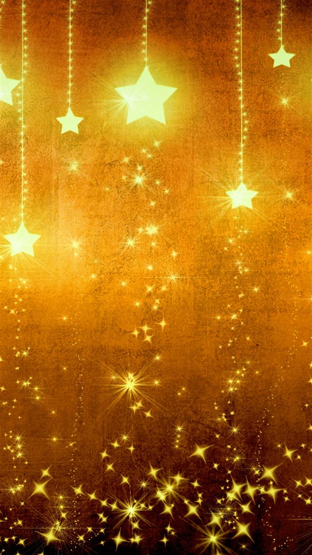 Star Gold Holiday Background Brown Yellow Light Texture iPhone 8 wallpaper 