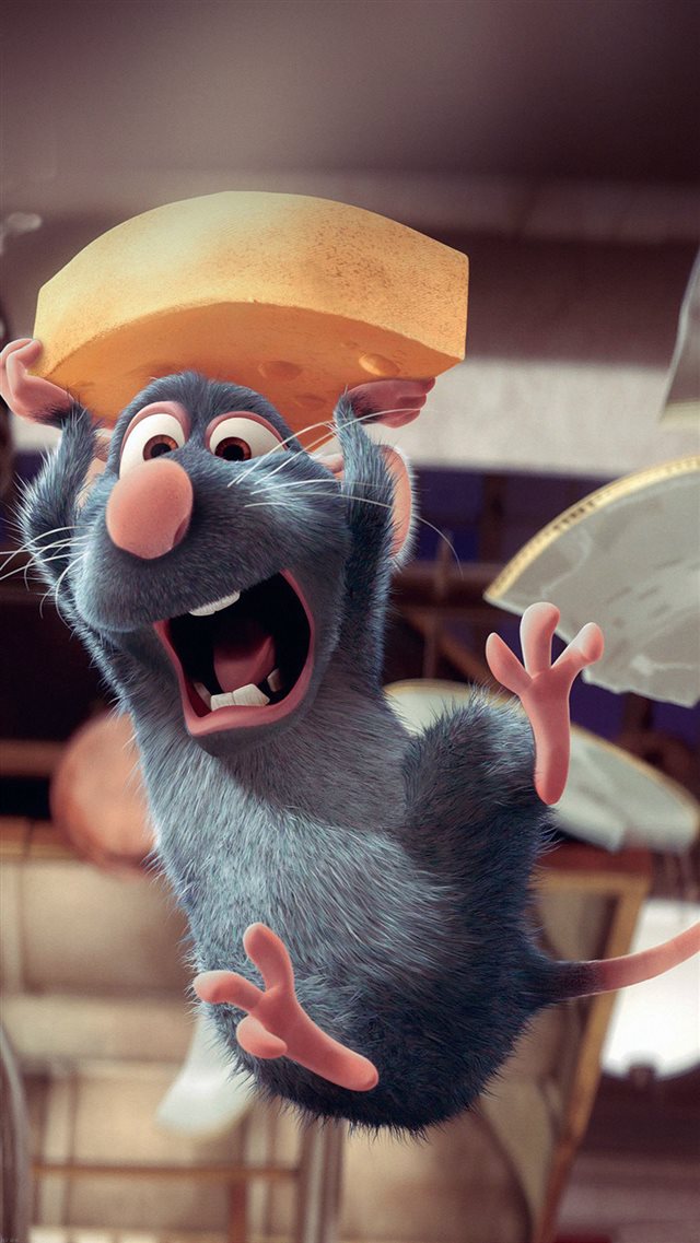 Ratatouille Disney Pixar Illust Art iPhone 8 wallpaper 