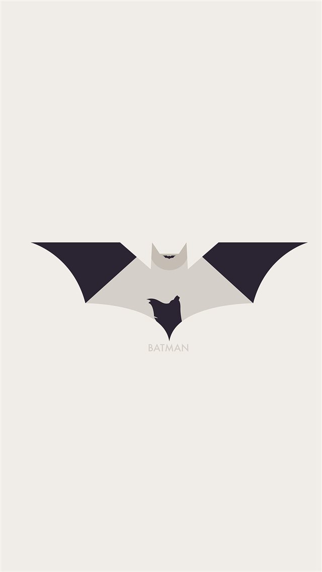 Art Batman Minimal Logo Illust iPhone 8 wallpaper 