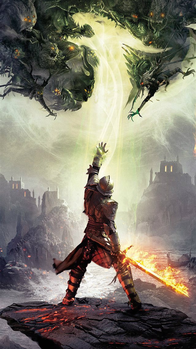 Dragon Age Inquisition Game Illust Art iPhone 8 wallpaper 
