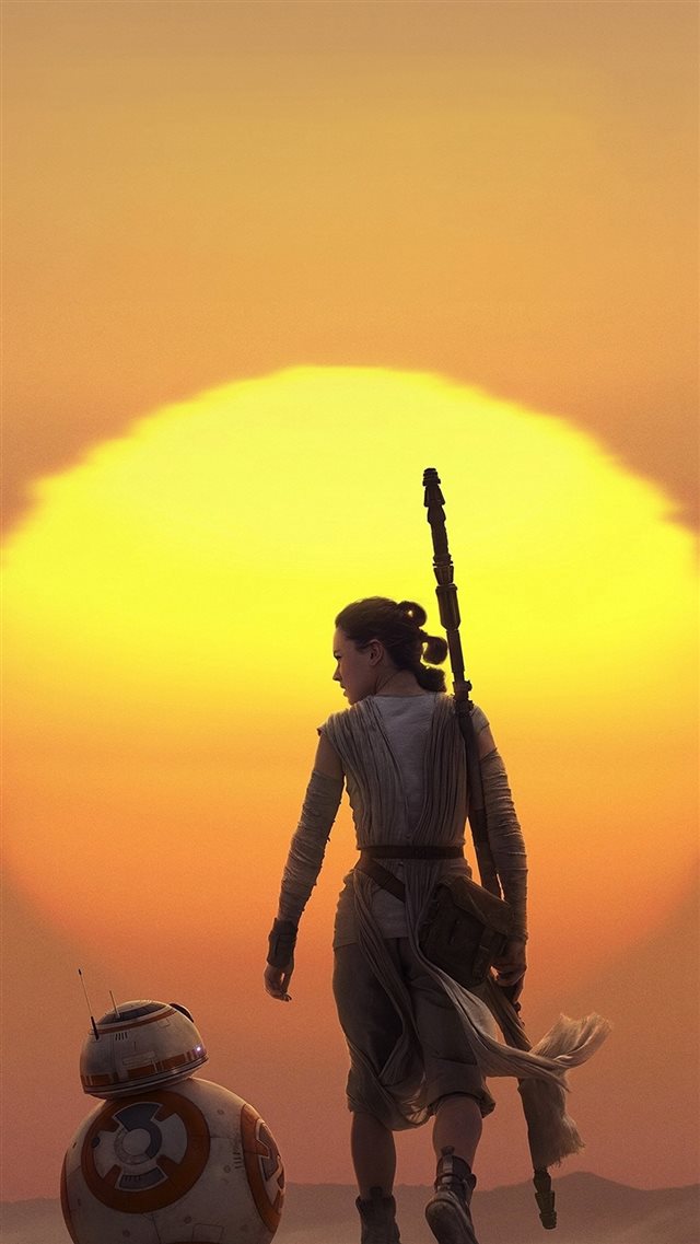 Force Awakens Starwars Art Rey iPhone 8 wallpaper 