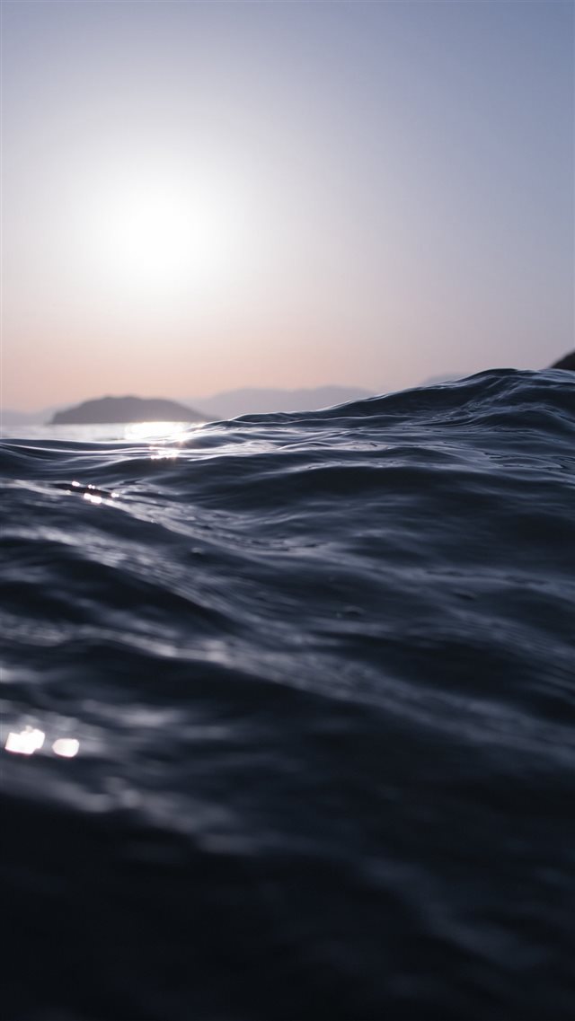 Sea Dive Wave Dark Summer Ocean Nature iPhone 8 wallpaper 