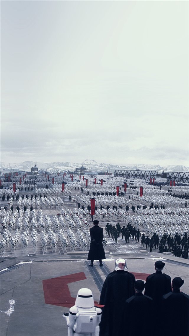 Force Awakens Starwars First Order Art Film iPhone 8 wallpaper 