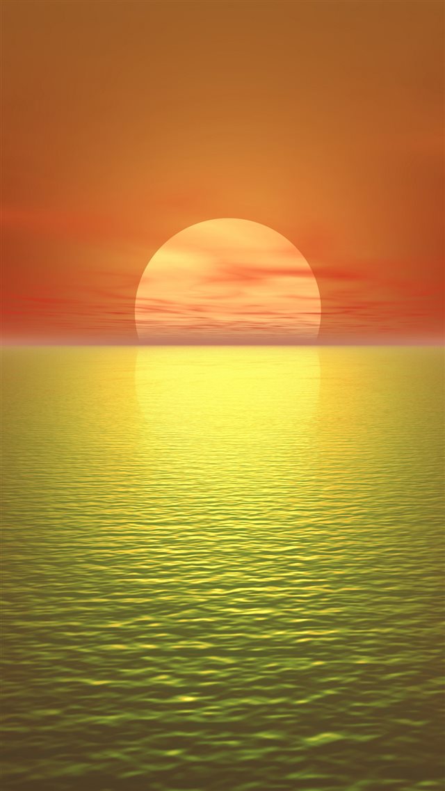 The most tranquil sunset iPhone 8 wallpaper 