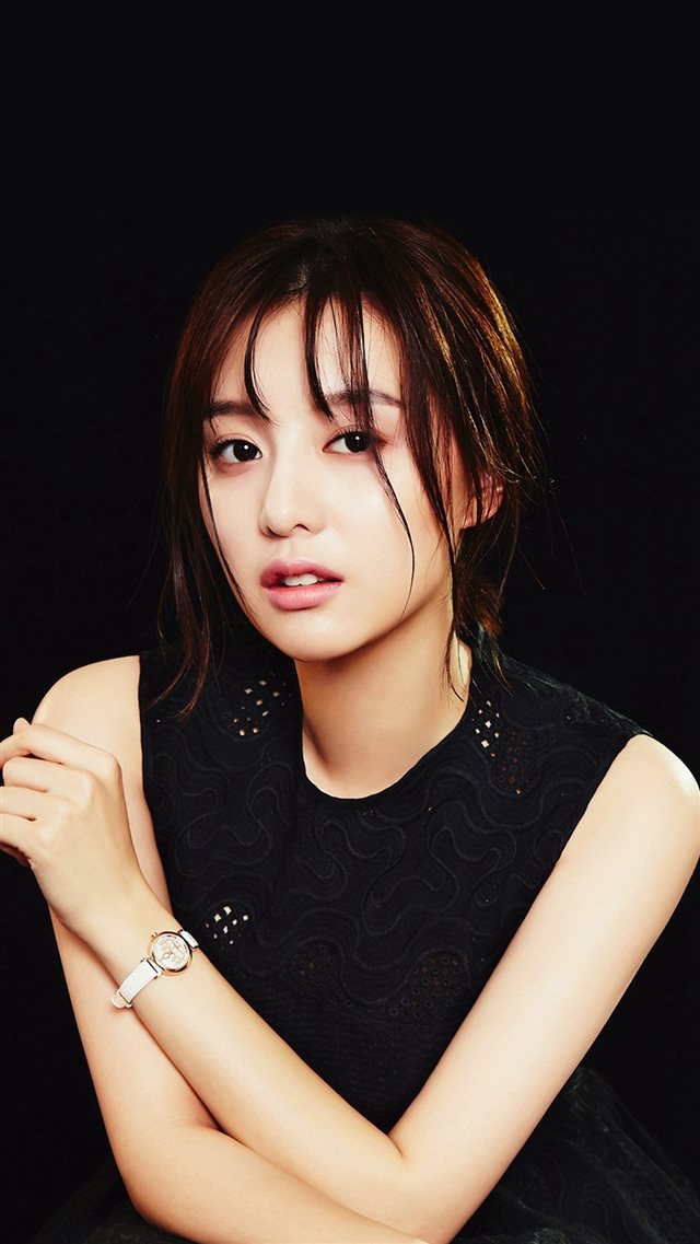 Kim Jiwon Dark Actress Beauty iPhone 8 wallpaper 