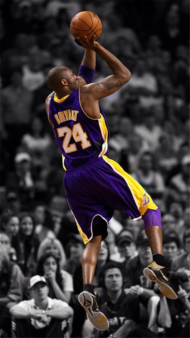 NBA Super Star Brant Kobe Show iPhone 8 wallpaper 