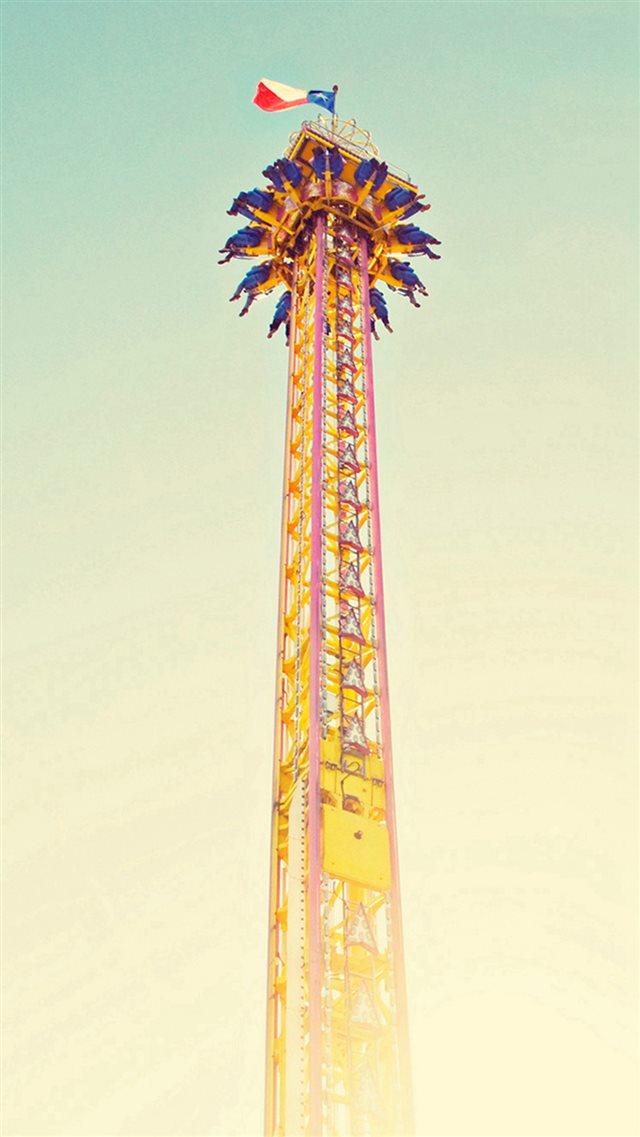 Amusement Park Tower iPhone 8 wallpaper 