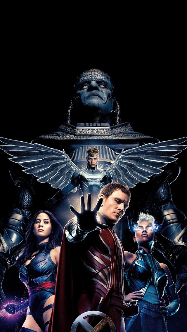 Xmen Apocalypse Poster Film Hero Destroy iPhone 8 wallpaper 