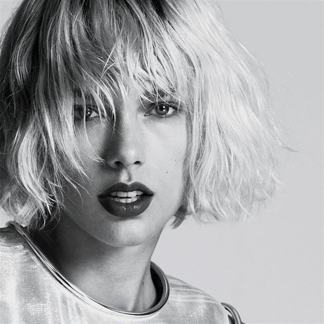 Taylor Swift Bw Dark Face Singer iPad wallpaper 
