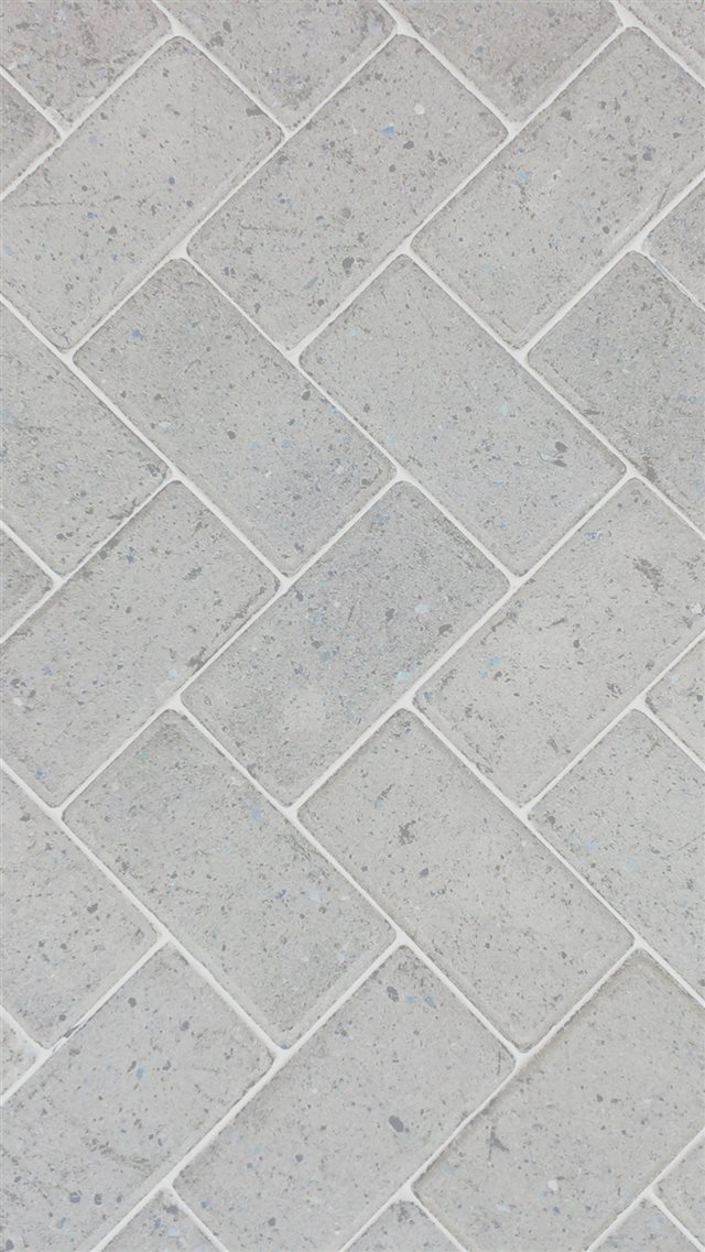 Brick Road White Patterns iPhone 8 wallpaper 