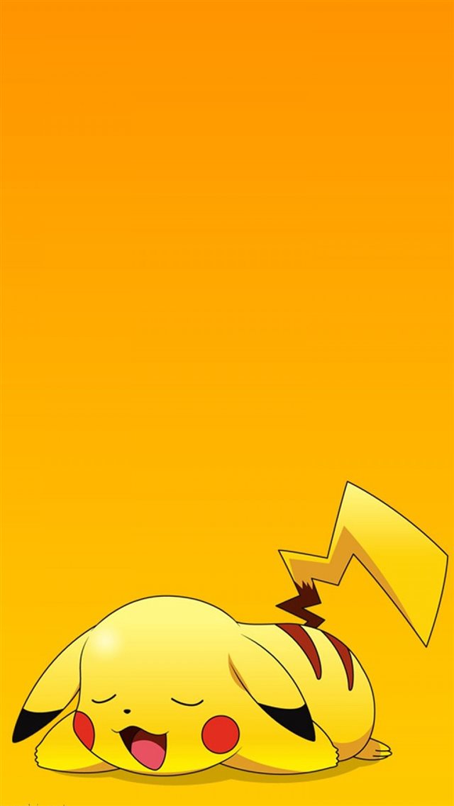 Pikachu Pokemon Anime iPhone 8 wallpaper 