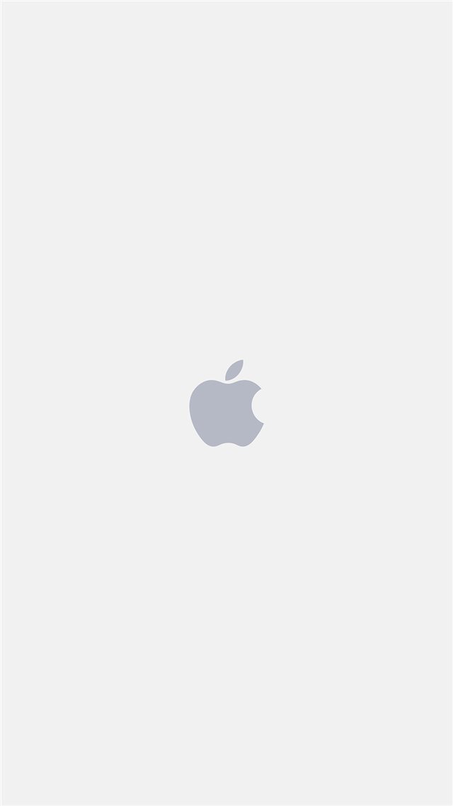 Apple Logo White Art Illustration iPhone 8 wallpaper 