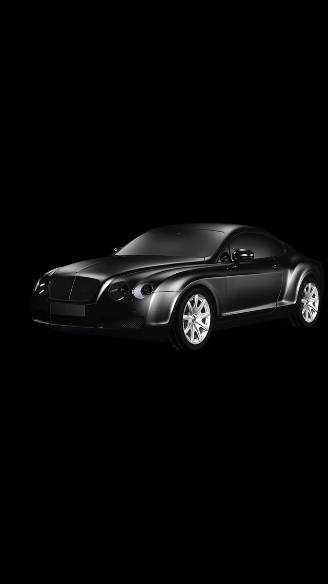 Car Bentley Dark Black Limousine Art Illustration iPhone 8 wallpaper 