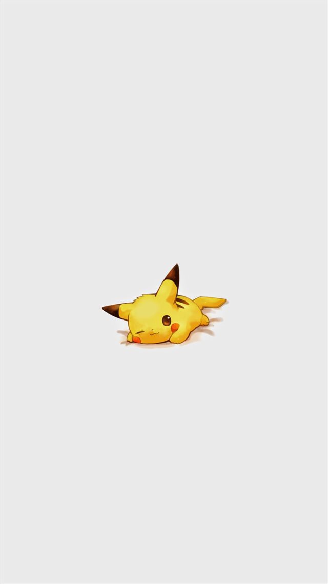Cute Pikachu Pokemon Character iPhone 8 wallpaper 