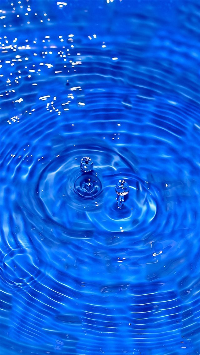 Water Cool Blue Drop Swim iPhone 8 wallpaper 
