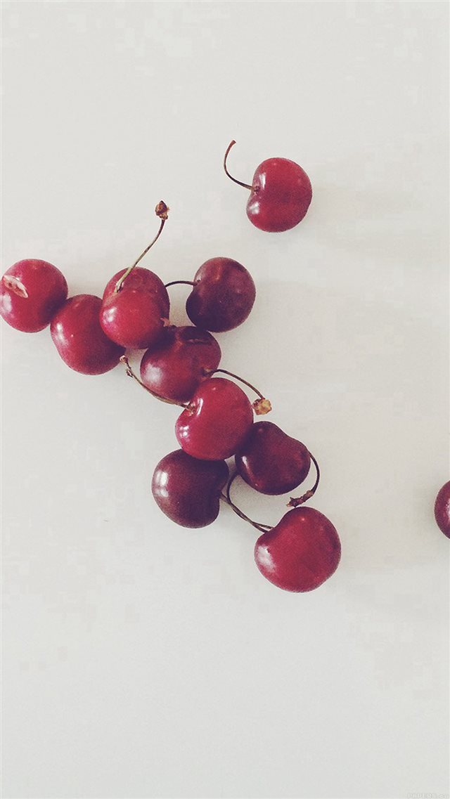 Cherry Red Paula Fruit Nature iPhone 8 wallpaper 