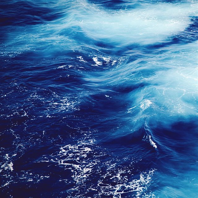 Wave Nature Water Blue Green Sea Ocean Summer iPad wallpaper 