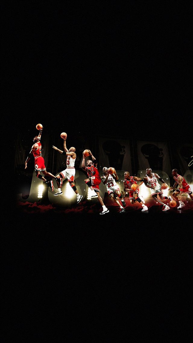 Michael Jordan Dunk Legend NBA iPhone 8 wallpaper 