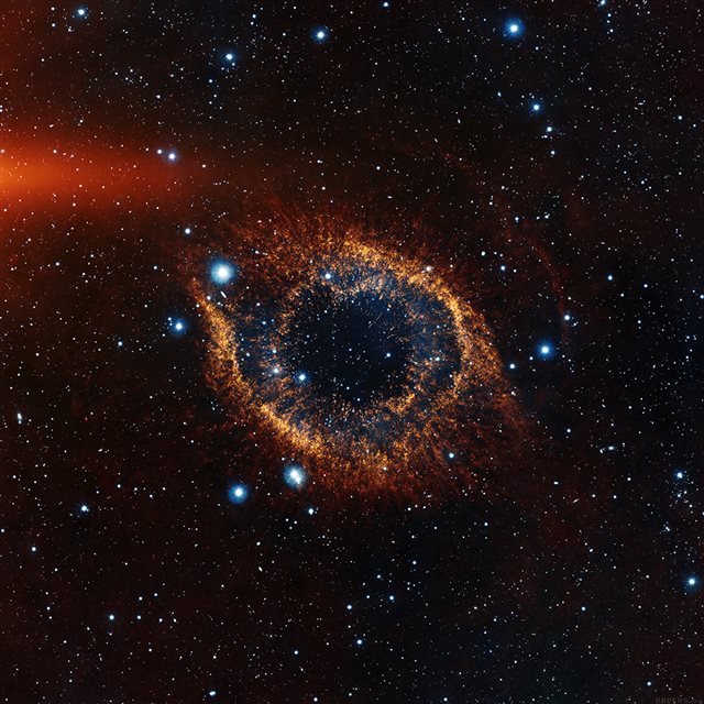 Eye Of Space Star Galaxy Flare iPad wallpaper 