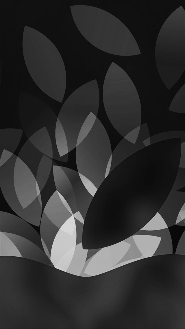 Apple Bw Dark Logo Illustration Art iPhone 8 wallpaper 