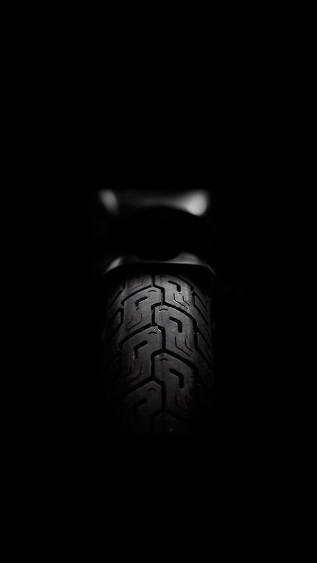 Motorcycle Rear Tire Dark iPhone 8 wallpaper 