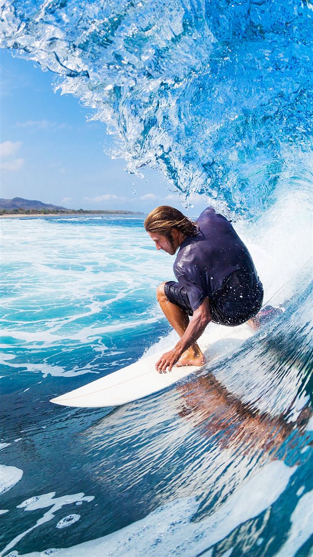 Surf Wave Sea Ocean Sports iPhone 8 wallpaper 