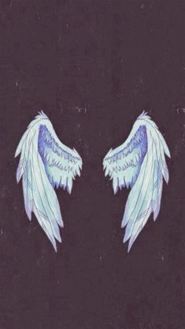 Angel Wings Illustration iPhone 8 wallpaper 