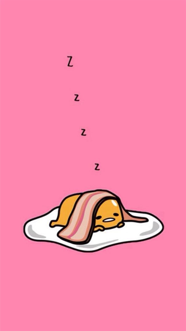 Bacon And Eggs Sleeping iPhone 8 wallpaper 