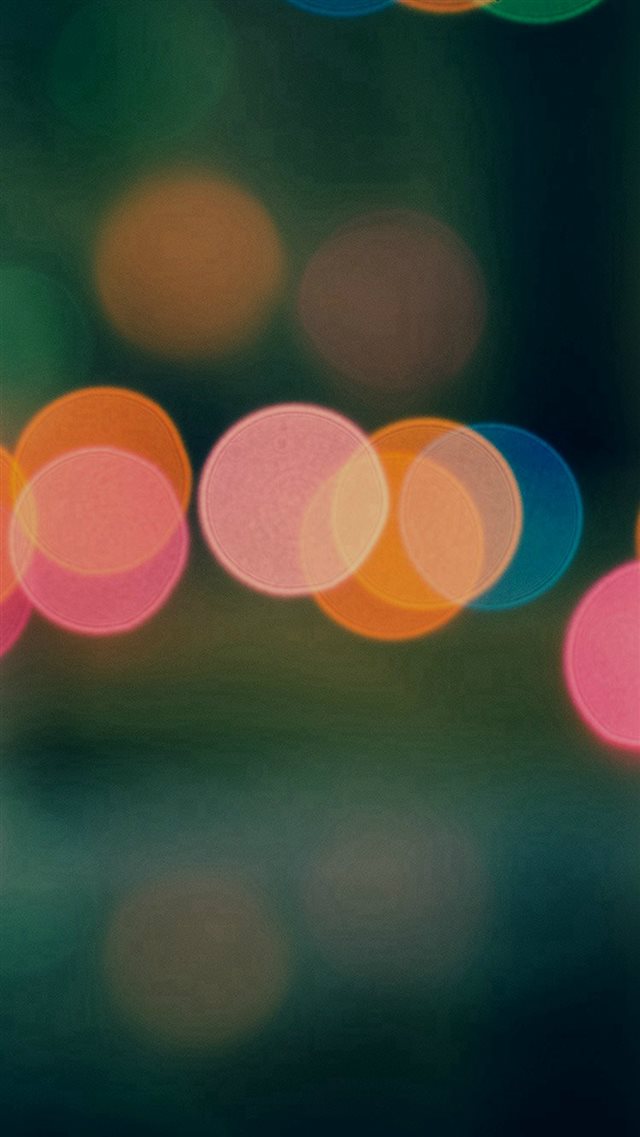 Light Bokeh Dark Blur Pattern iPhone 8 wallpaper 