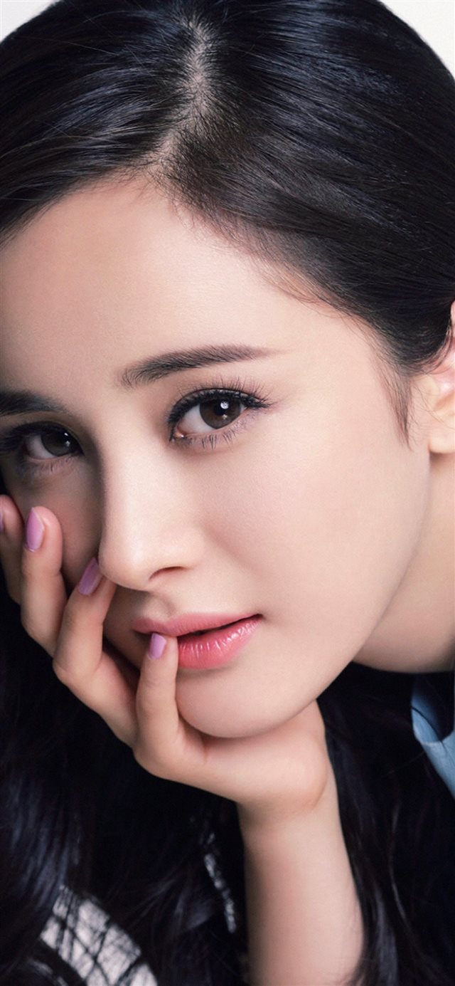 Yang Mi Chinese Star Beauty Film iPhone X wallpaper 