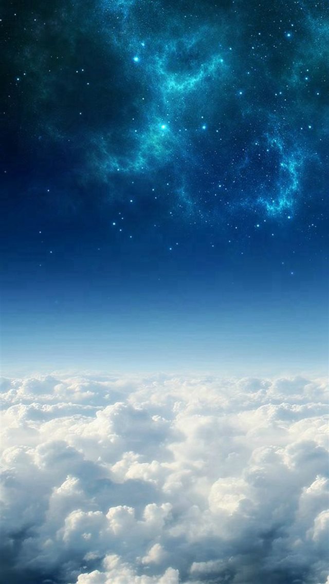 Space Above The Clouds iPhone 8 wallpaper 