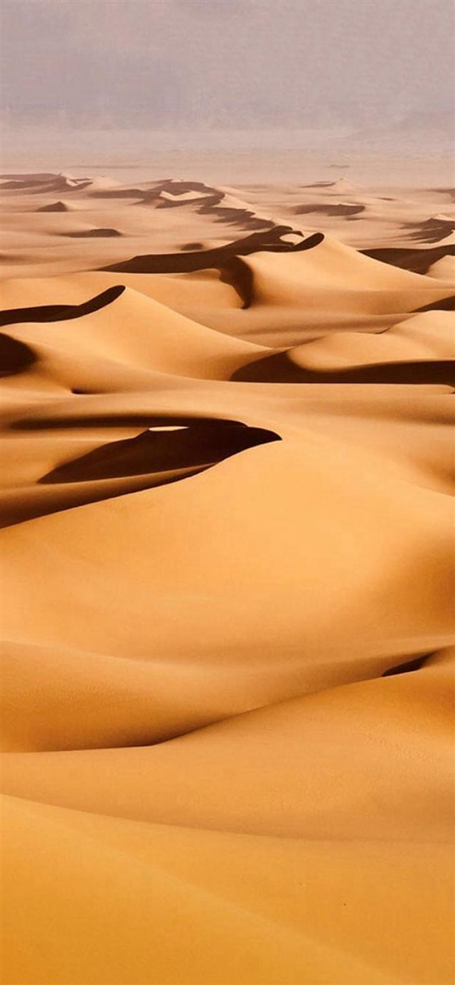 Pure Nature Wide Endless Desert Landscape iPhone X wallpaper 