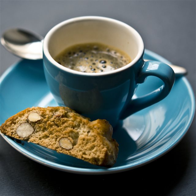 Coffee Espresso Almonds Biscuits iPad Pro wallpaper 