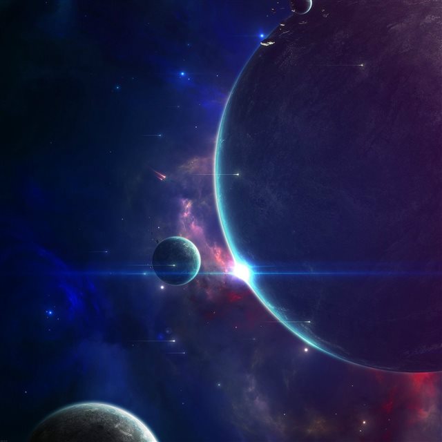 Space Of Mystery Stars And Bigbang iPad Pro wallpaper 