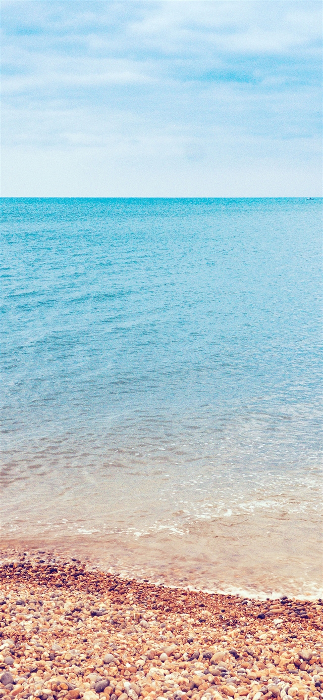 Sea beach iPhone X wallpaper 
