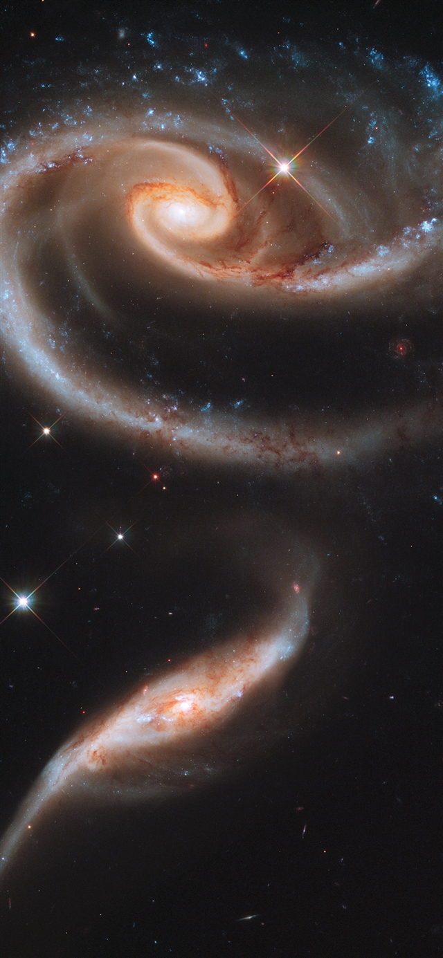 Galaxy universe space dark iPhone X wallpaper 