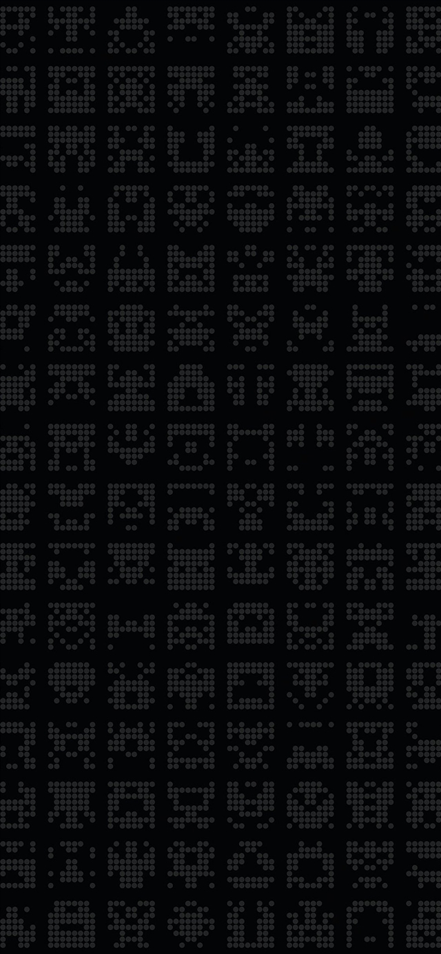 Alien symbol dark pattern iPhone X wallpaper 