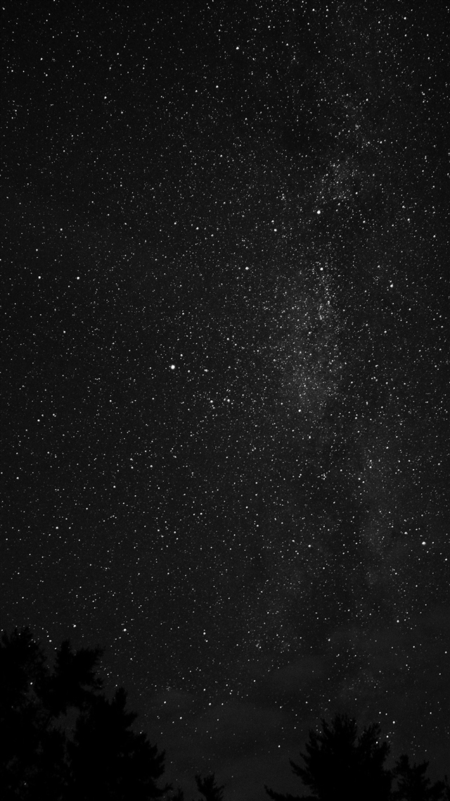 Night sky iPhone 8 wallpaper 